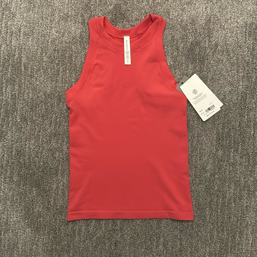 NWT athleta renew racer back tank in hot pink XS